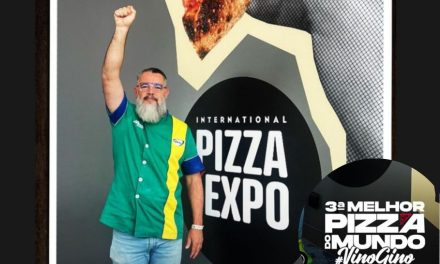 Gino Contin ganha prêmio na Pizza Expo, em Las Vegas